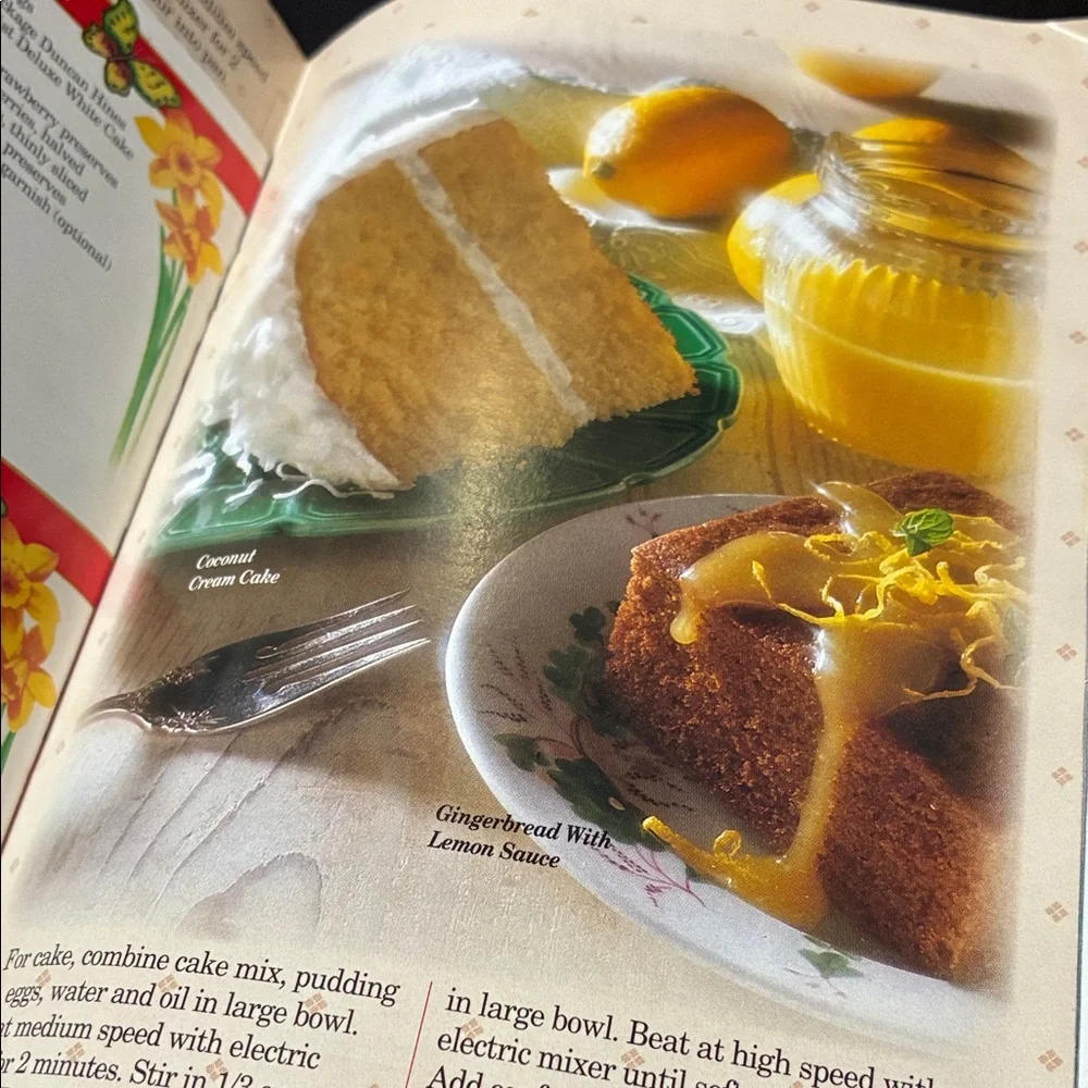 Vintage set of four magazine cookbooks